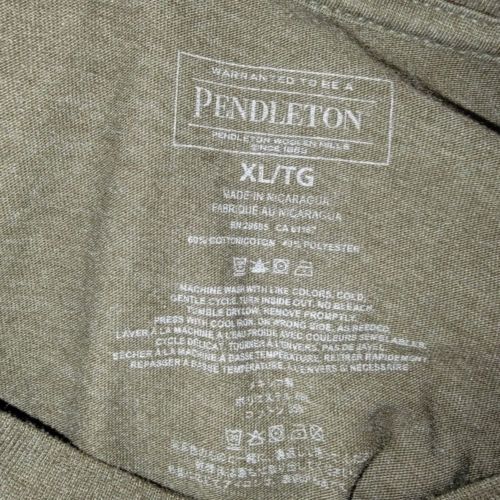 PENDLETON Woolen Mills Men's Logo Ombre Graphic T-shirt XL - Picture 5 of 5